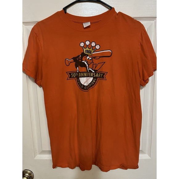 Gildan Other - BALTIMORE ORIOLES 50th Anniversary 1966 World Champions SGA T-shirt M